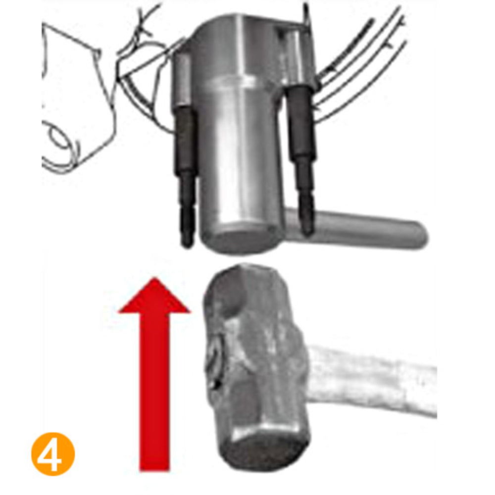 Schlüsselsatz für Dämpferscheiben-Abzieherhalter (087-508E)