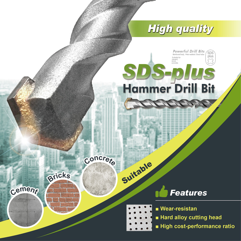 SDS Plus Hammer Drill Bits for Concrete