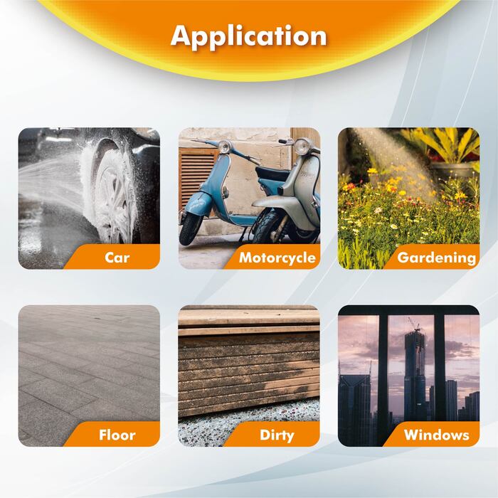 1400W Portable High Pressure Washer High Pressure Cleaner Electrical Car Washer application