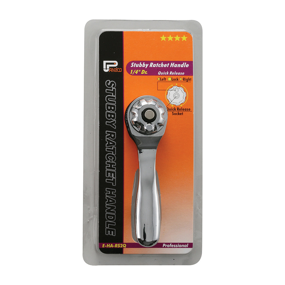 1/4" Dr. Stubby Quick Release Ratchet Handle