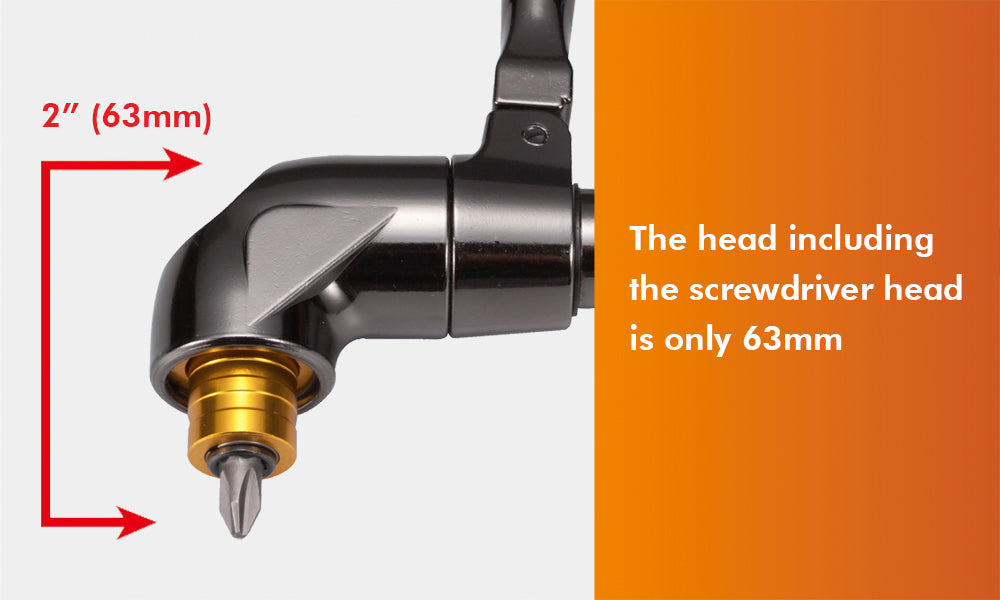 90 Degree Quick Release Right Angle Driver Screwdriver Set 1/4 Hex Shank