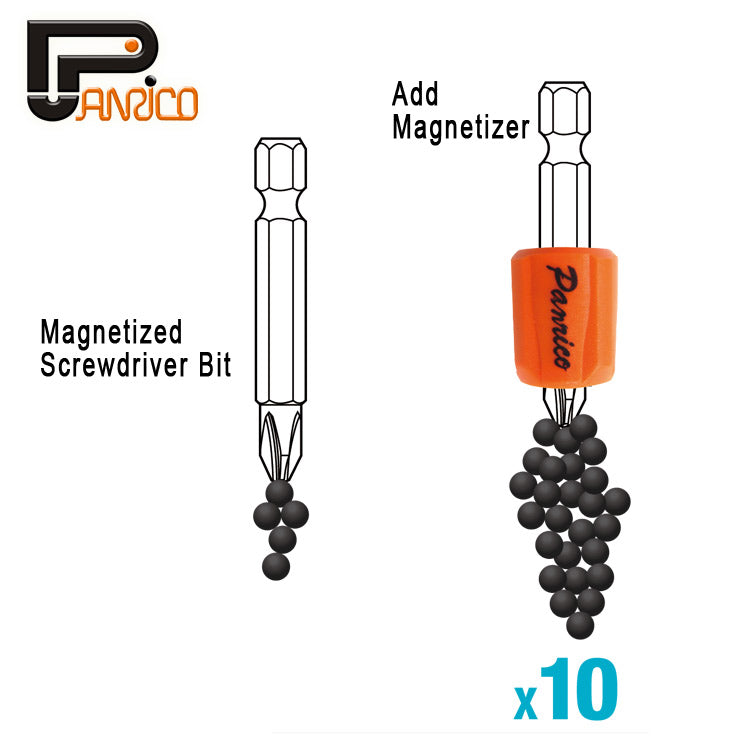 Screwdriver Magnetizer & Demagnetizer Ring for Magnetic Bit Holder