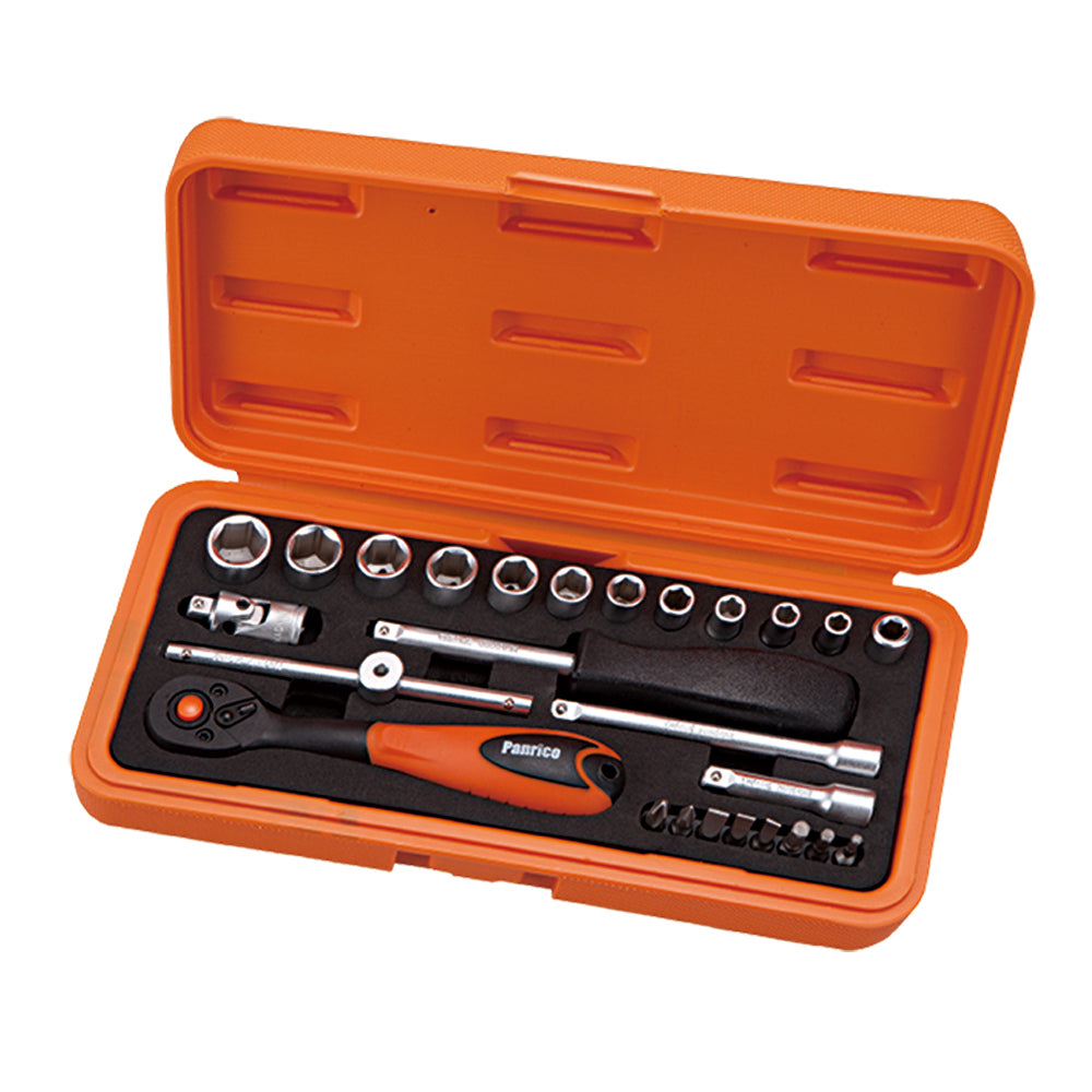 26pcs 1/4" Dr. Socket & Wrench Set