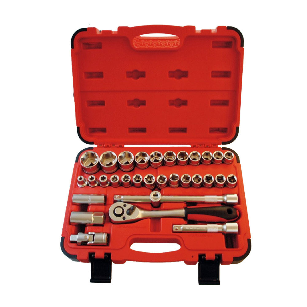 1/2" Dr. 32pcs Hand Socket Retchet Wrench Set