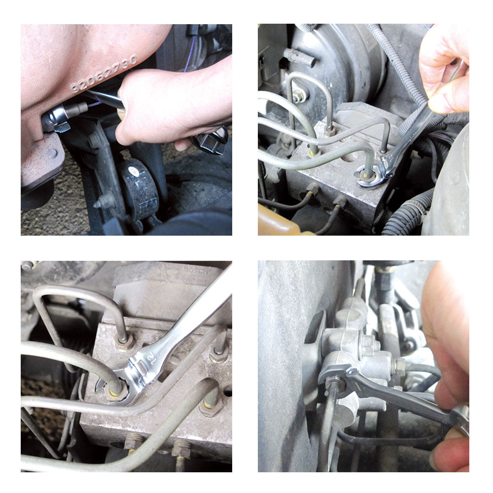 Flexible Head Flare Nut Combination Wrench