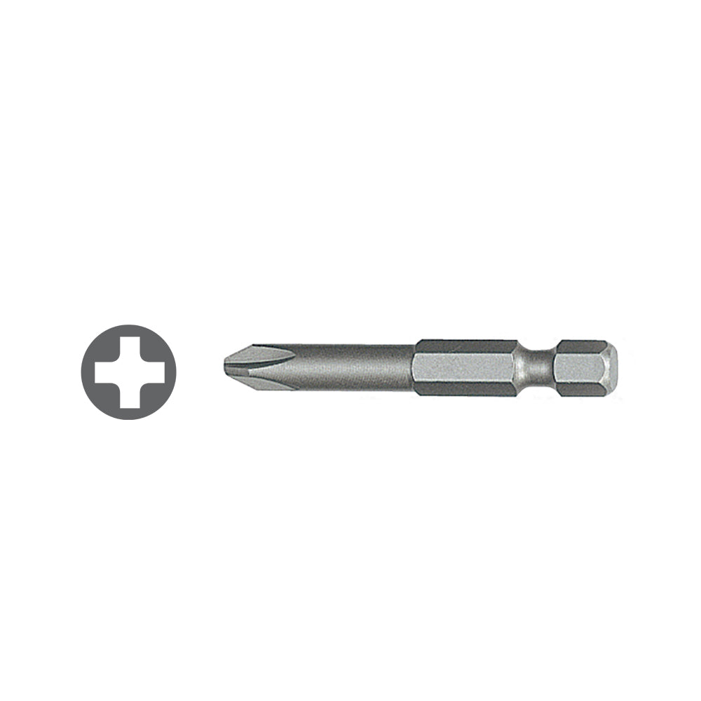 1/4 inch 50mm Phillips Reduced Shank Power Bit Security Power Bit