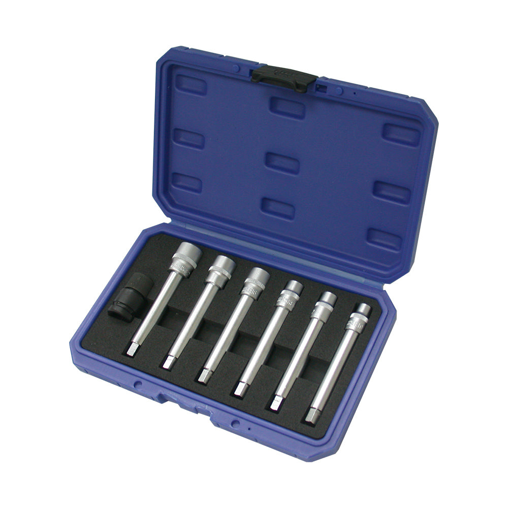 6 in 1 1/2 inch Dr. Extra Long Star Impact Socket Set
