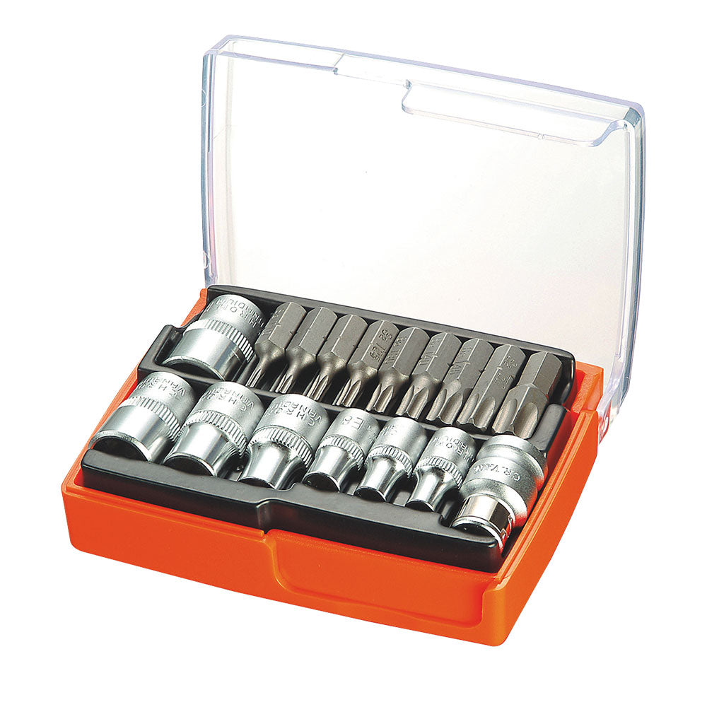 17pcs Security Bit Set Star Socket Hex Bit Adapter