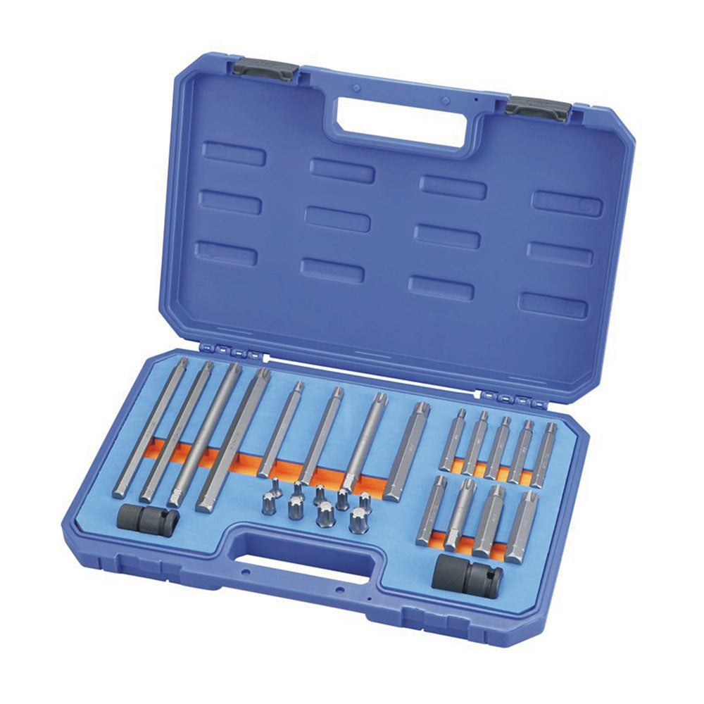 28pcs Impact Ribe Power Bit Set