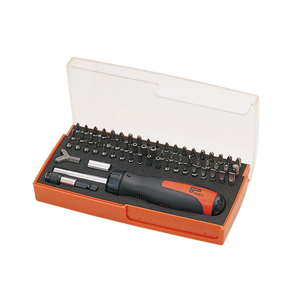 61pcs High Torque Ratchet Screwdriver & Bit Set