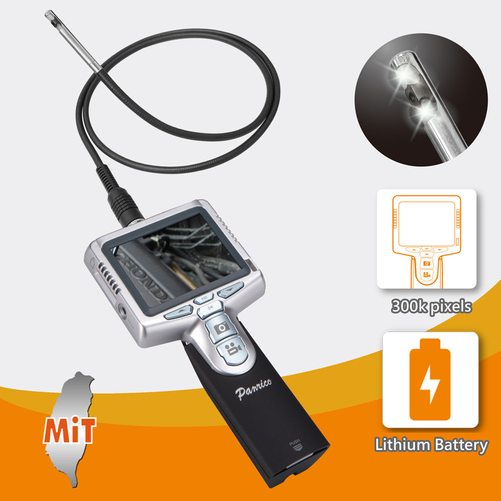 PST-2486-9155 Short-focus Video Borescope Endoscope Camera 5.5mm 90 Degree Side View Borescope Inspection Camera