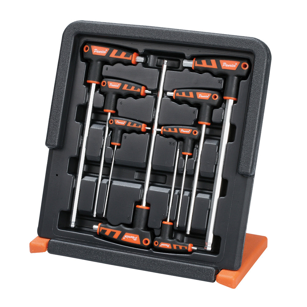 8pcs European Type T-Handle Ball Point Hex Key Wrench Set