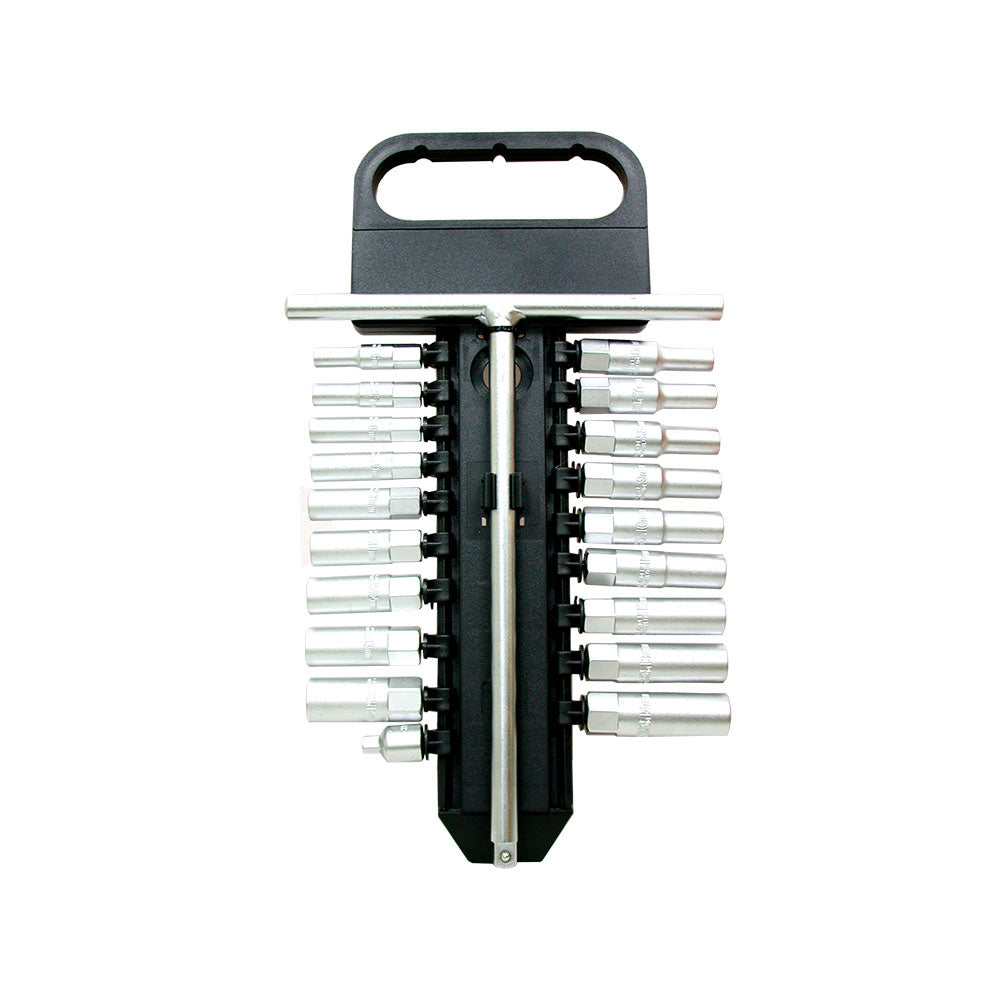 20pcs T Handle Long Sockets & Wrench Set