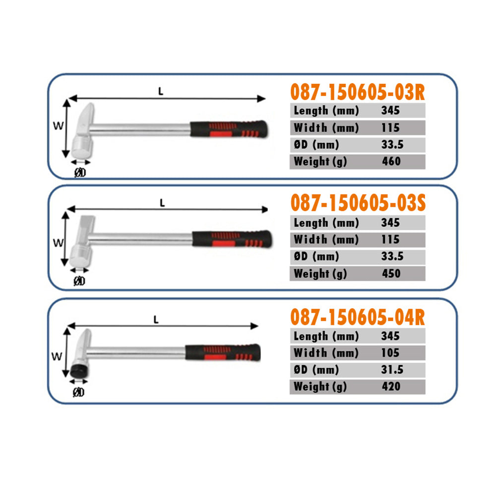 Aluminum Hammer Kit of Car Body Repair Tool