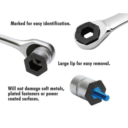 SAE Socket Wrench Inset Set for Non-Marring (087-18502A)