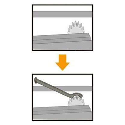 Schlüsselsatz für Dämpferscheiben-Abzieherhalter (087-508E)