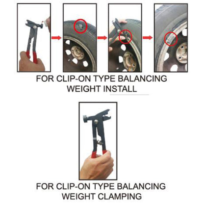 Wheel Balancing Weight Pliers