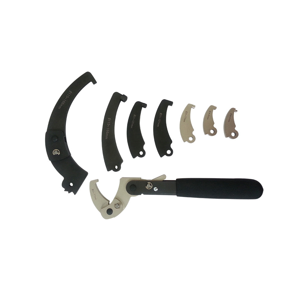 Adjustable Hook and Pin Wrench Spanner Set