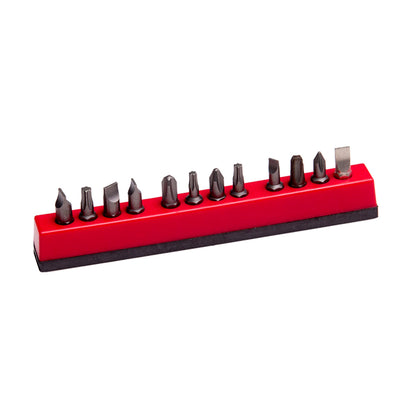 Hole Magnetic Bits Organizer Tray Holder Hex Bit Organizer with Strong Magnetic Base