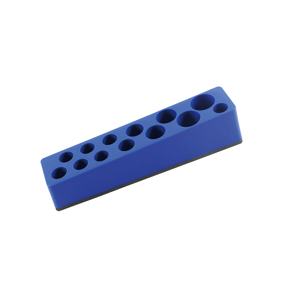 13 Hole 3/8" Dr. Magnetic Deep Socket Holder Tray