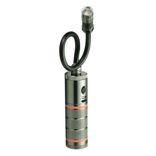 B62B Double Magnetic Rechargeable 3W LED Torch Flexible Snake Light for Small Spaces, Perfect Work Light