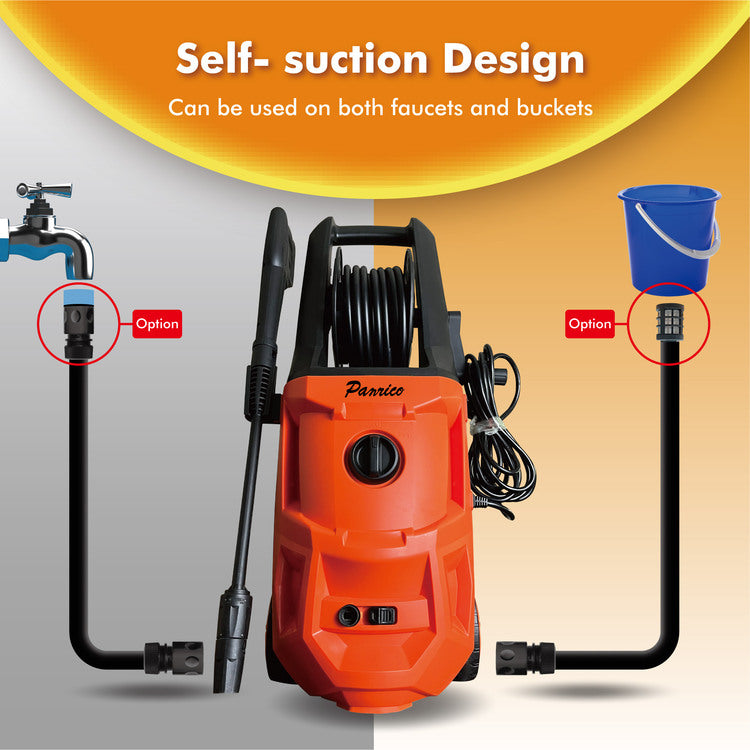 220V 1600W High Power Car Washer High Pressure Cleaner Washer self suction design