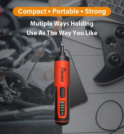 3.6V Cordless Li-ion Screwdriver Kit USB-C Rechargeable Electric Screwdriver Set Electric Screwdriver kit