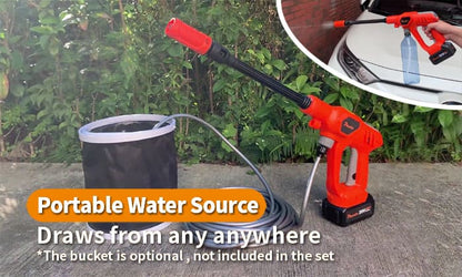 20V Cordless High Pressure Washer Portable Pressure Cleaner portable water source