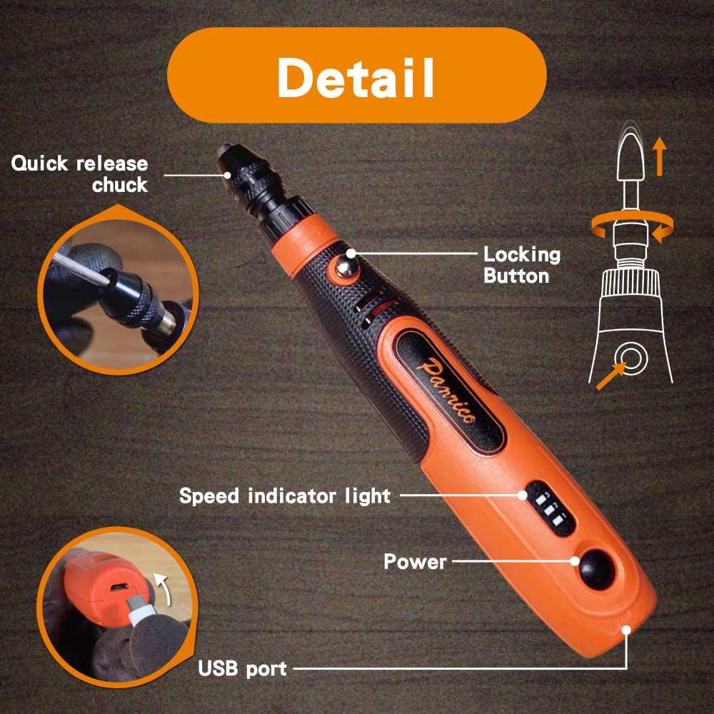 3.7V USB charging Electric Grinder Set Li-ion Engraving Pen for Sanding Polishing Cutting Carving and Engraving