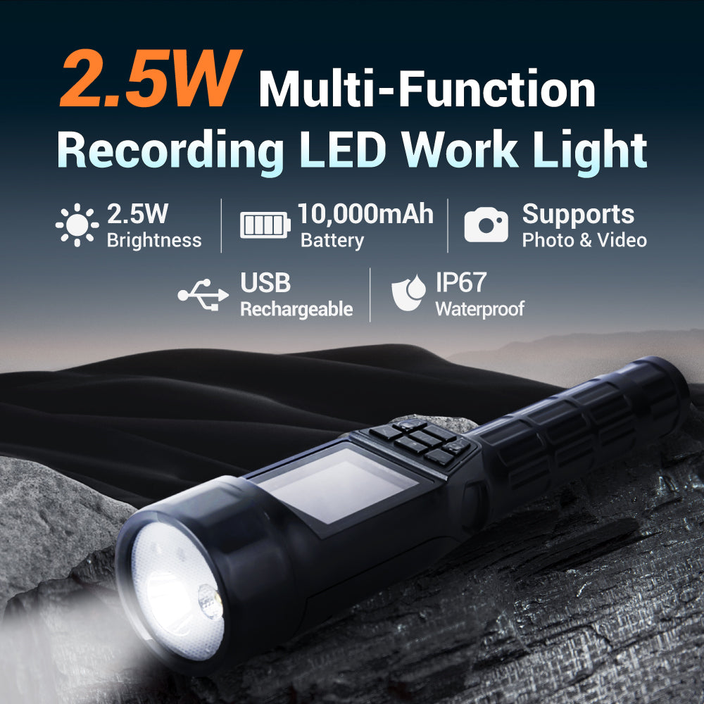 Magnetische, faltbare LED-Arbeitsleuchte mit 5 W (BI-LW-F05 (DB))