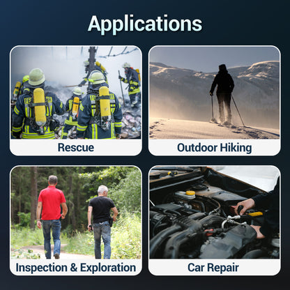 Magnetische, faltbare LED-Arbeitsleuchte mit 5 W (BI-LW-F05 (DB))