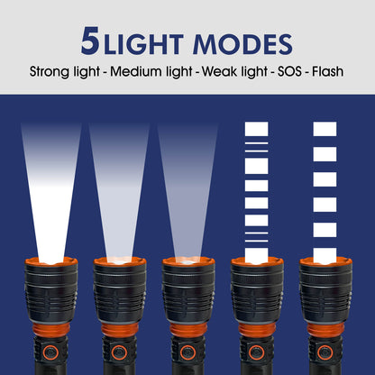 Magnetische, faltbare LED-Arbeitsleuchte mit 5 W (BI-LW-F05 (DB))