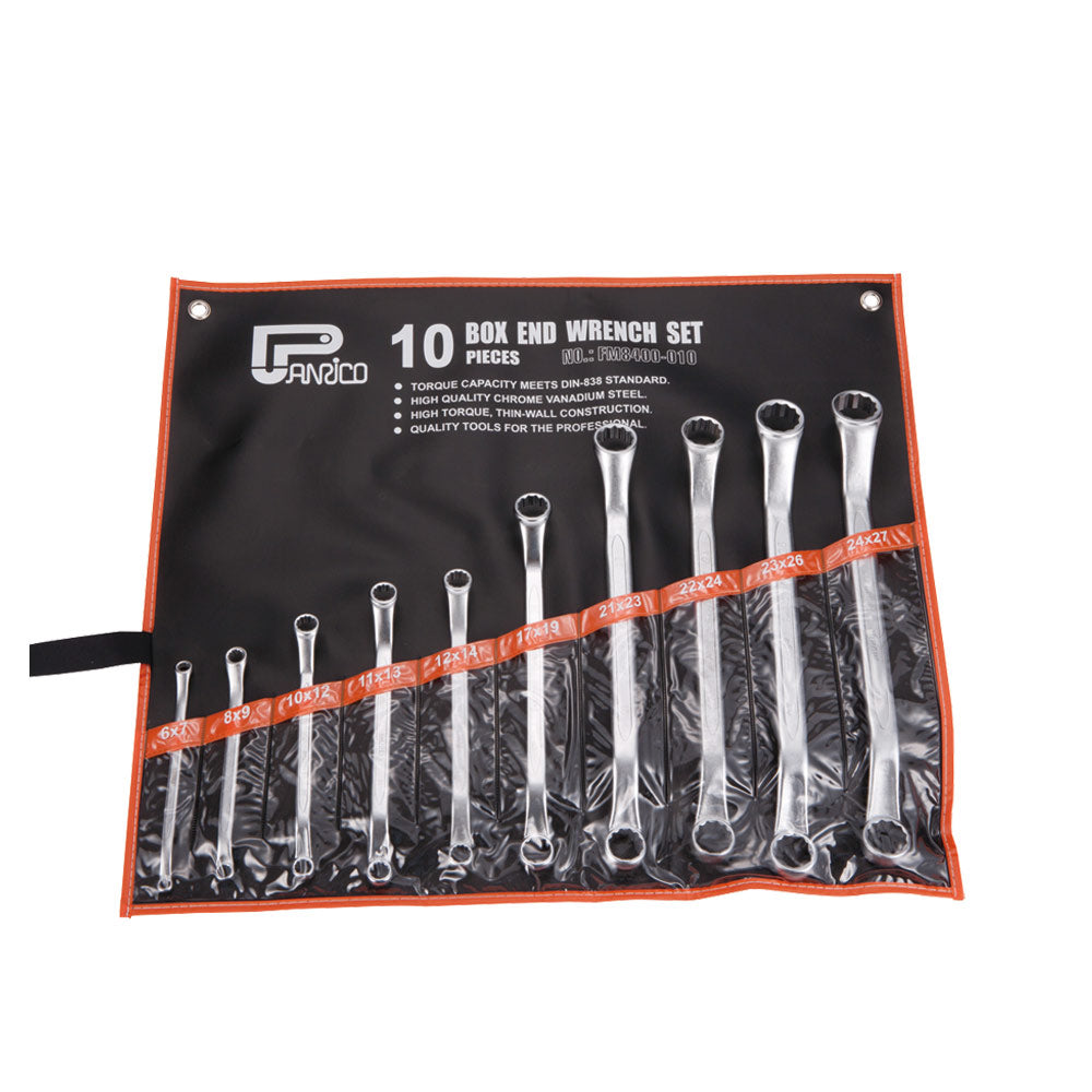 10 Piece Double Offset-Ring Wrench Set