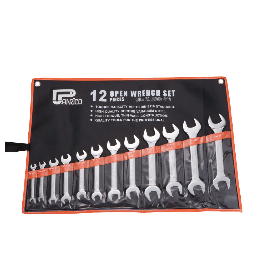 12 piece Double open wrench Set