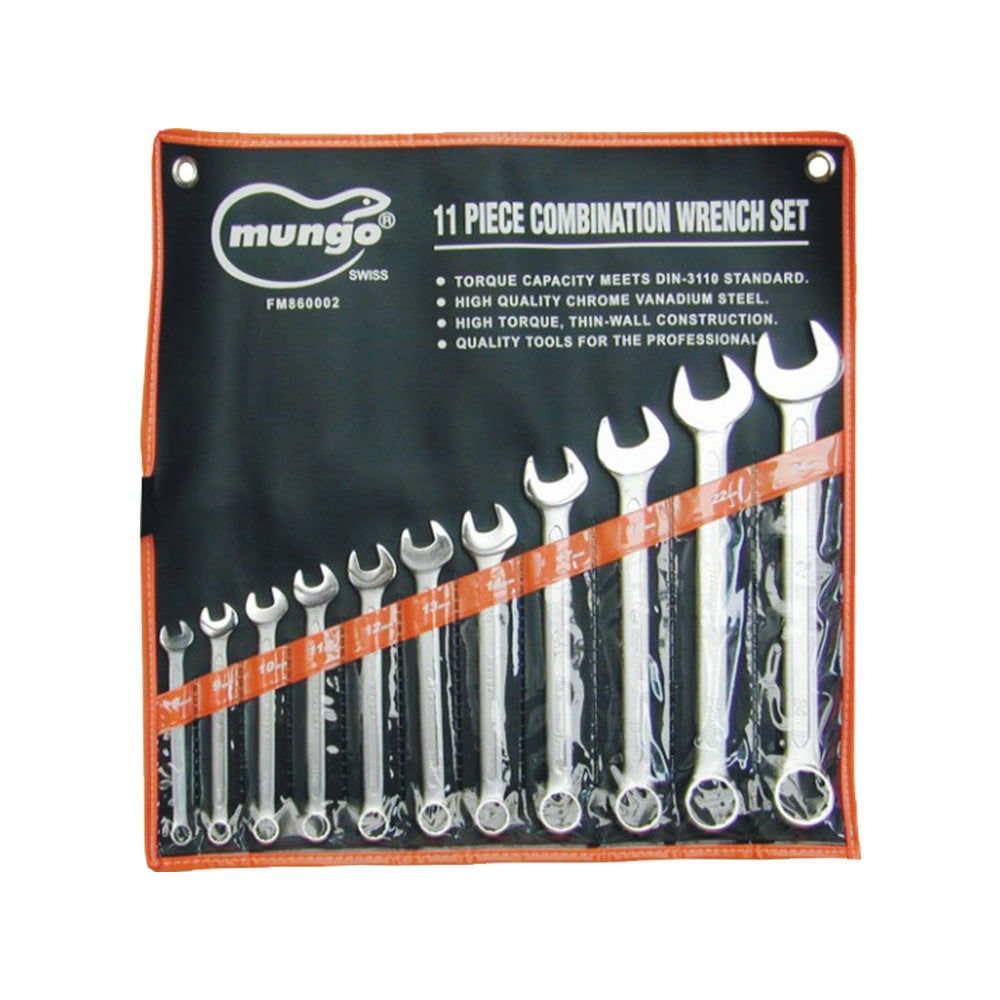 11pcs Combination Wrench Set