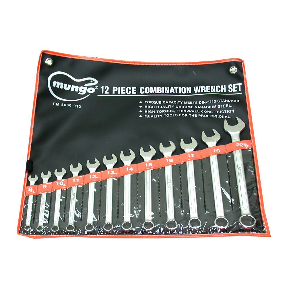 12pcs Combination Wrench Set