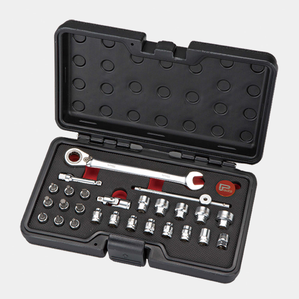 27pcs 1/4" Dr. Screwdriver Bits Socket Wrench Set