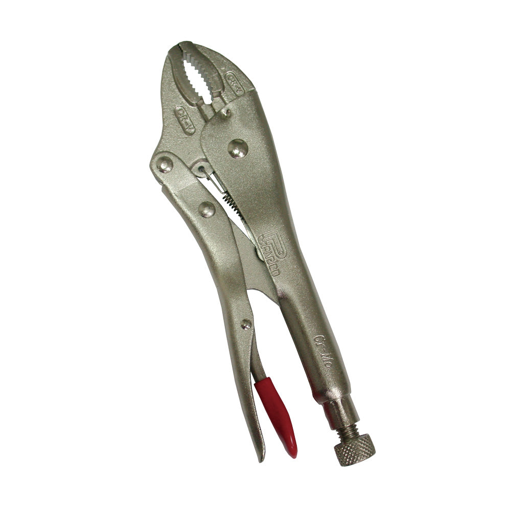 10" Curved Jaws Locking Pliers with wire Cutter