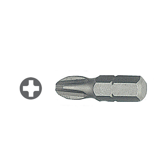 25mm Non-Slip Rib Phillips Insert Bit