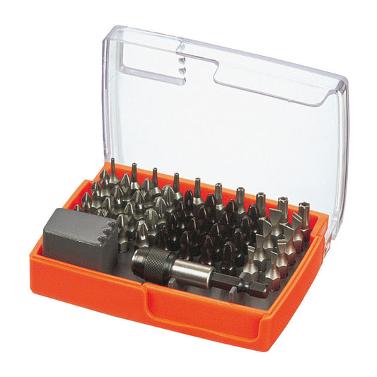 51pcs Non Slip Rib Bit Box Set with Quick Release Bit Holder