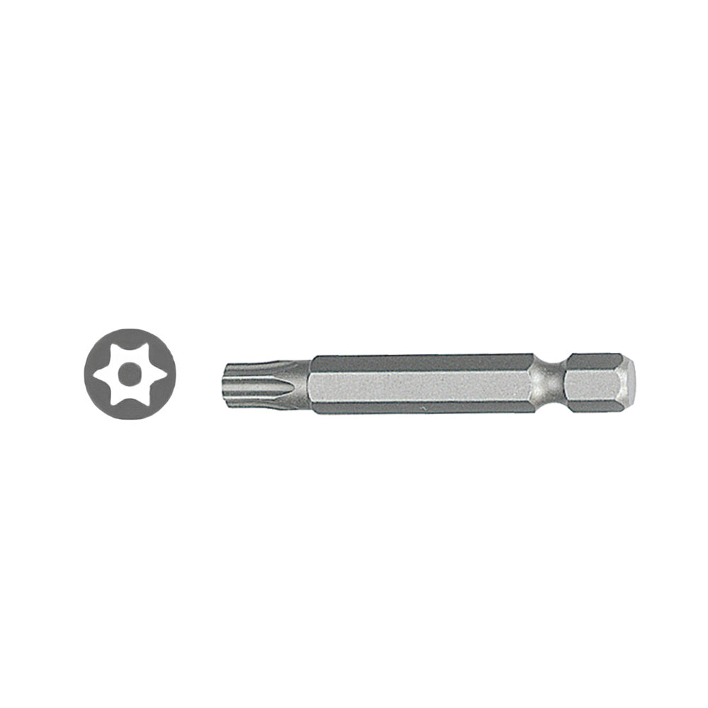 1/4 inch 50mm Tamperproof Star Power Bit